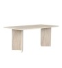 Τραπέζι χρώμα travertine 180x90x75εκ.