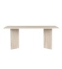 Τραπέζι χρώμα travertine 180x90x75εκ.