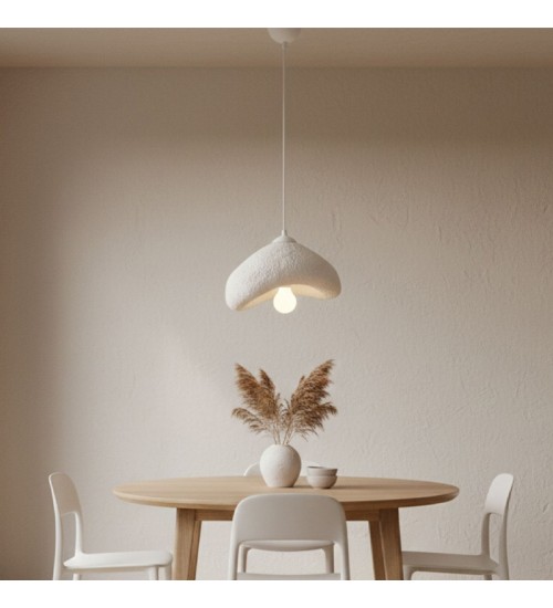 Φωτιστικό οροφής fiberglass μονόφωτο χρώμα λευκό 30x21x120εκ.