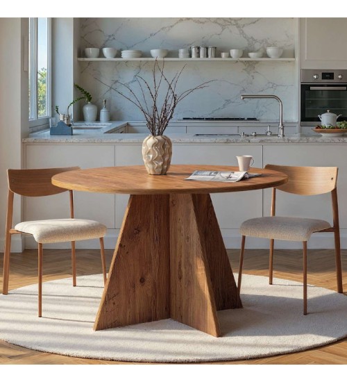 Τραπέζι χρώμα atlantic pine Ø120x75εκ.