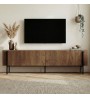 Έπιπλο τηλεόρασης χρώμα καρυδί 180x30x45,5εκ.