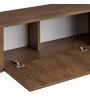 Έπιπλο τηλεόρασης χρώμα καρυδί 180x30x45,5εκ.