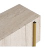Έπιπλο τηλεόρασης Xρώμα Travertine - Xρυσό 180x30x45,5εκ.