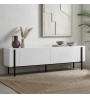 Έπιπλο τηλεόρασης χρώμα λευκό 180x30x45,5εκ.