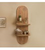 Ραφιέρα τοίχου χρώμα oak 26x13x70εκ.
