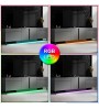 Έπιπλο τηλεόρασης με Led Rgb χρώμα ανθρακί 180x32x50εκ.