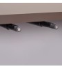 Έπιπλο τηλεόρασης Χρώμα Μόκα 180x32x45εκ.