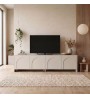 Έπιπλο τηλεόρασης Χρώμα Κρεμ 180x32x45εκ.