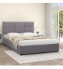 Κρεβάτι  με αποθηκευτικό χώρο Βελούδινο Γκρι 