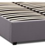 Κρεβάτι  με αποθηκευτικό χώρο Βελούδινο Γκρι 