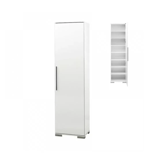 Ντουλάπα Ρούχων - Παπουτσοθηκη σε Λευκό 50x35x187εκ.