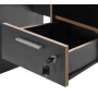 Γραφείο εργασίας χρώμα ανθρακί 120x60x75εκ.