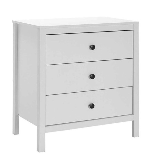 Συρταριέρα χρώμα λευκό 73x47x81εκ.