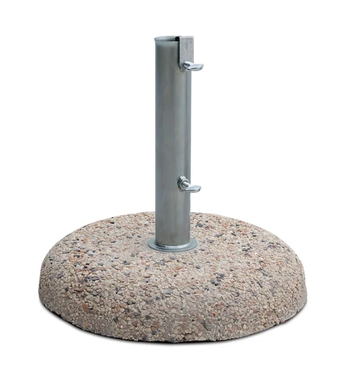 Βάση ομπρέλας τσιμεντένια ψηφιδωτή 25. με σωλήνα Φ52.