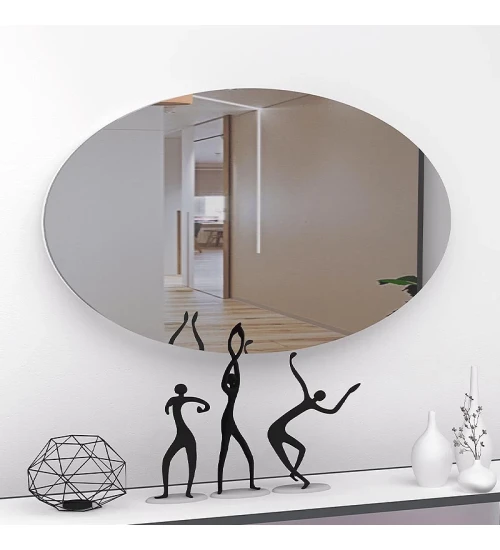 Καθρέφτης τοίχου χρώμα λευκό 90x50x2,2εκ.