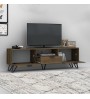 Έπιπλο τηλεόρασης - χρώμα Καρυδί 170x35x50εκ.