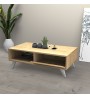 Τραπεζάκι σαλονιού χρώμα Sonoma 120x56x40εκ.