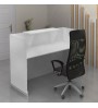 Γραφείο reception χρώμα λευκό 160x70x110εκ.