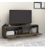 Έπιπλο τηλεόρασης χρώμα καρυδί 140x35x43.