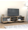 Έπιπλο τηλεόρασης χρώμα φυσικό οξιάς 180x35x43.