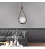 Φωτιστικό οροφής Ε27 μεταλλικό μονόφωτο χρώμα χρυσό ματ 20x20x85εκ.