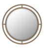 Καθρέφτης τοίχου Στρογγυλός Αλουμινίου Χρυσός