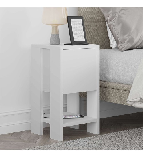 Κομοδίνο Λευκό χρώμα διαστ.30x30εκ.