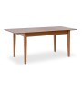 Τραπέζι μασίφ ξύλο- επεκτεινόμενο χρώμα καρυδί 140/180x78x77εκ.