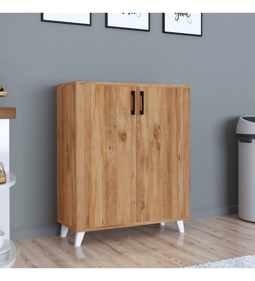 Ντουλάπι κουζίνας/μπάνιου-Παπουτσοθήκη Χρώμα Πεύκου 72x32x88εκ.