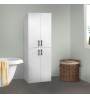 Ντουλάπα μπάνιου-Έπιπλο πλυντηρίου χρώμα Λευκό 70x70x180εκ.