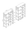 Έπιπλο κουζίνας χρώμα μαύρο-ανθρακί 83,6x30,2x140,7εκ.