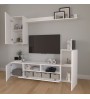 Σύνθεση τηλεόρασης χρώμα Λευκό 210x36x90εκ.