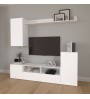Σύνθεση τηλεόρασης χρώμα Λευκό 210x36x90εκ.