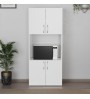 Ντουλάπα κουζίνας χρώμα λευκό 60x32x140εκ.