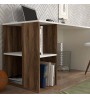 Γραφείο εργασίας Χρώμα Λευκό- Καρυδί 140x60x75εκ.