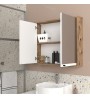 Καθρέπτης μπάνιου Μ χρώμα πεύκο 75x14,6x65εκ.