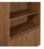 Βιβλιοθήκη χρώμα Καρυδί 80x36x182εκ.
