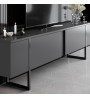 Έπιπλο τηλεόρασης χρώμα ανθρακί 180x30x50εκ.