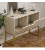 Κονσόλα-Μπουφές χρώμα μπεζ -χρυσό 90x34x70εκ.
