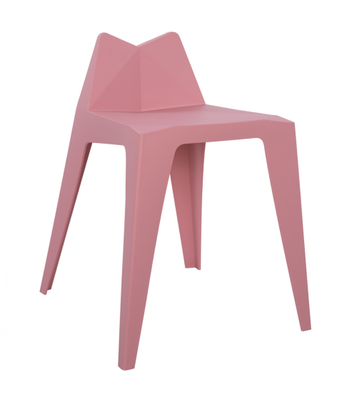 Σκαμπό POLYGON Ροζ 